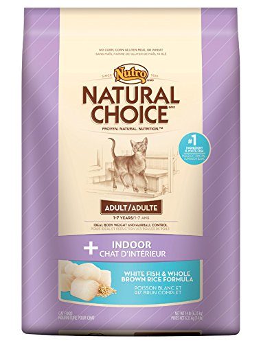 Nutro Natural Choice Indoor Whitefish and Rice Adult Cat Food