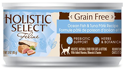 Holistic Select 47151 Grain Free Ocean Fish/Tuna Pate Food For Cat (24/3OZ)