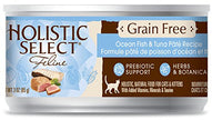 Holistic Select 47151 Grain Free Ocean Fish/Tuna Pate Food For Cat (24/3OZ)