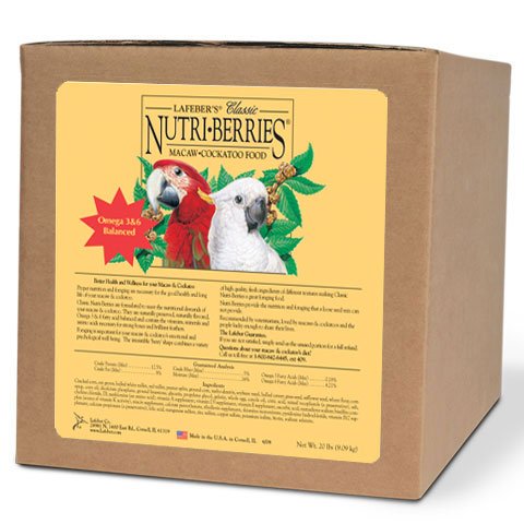 Lafeber 81664 Nutri-Berries Classic Macaw 20lb