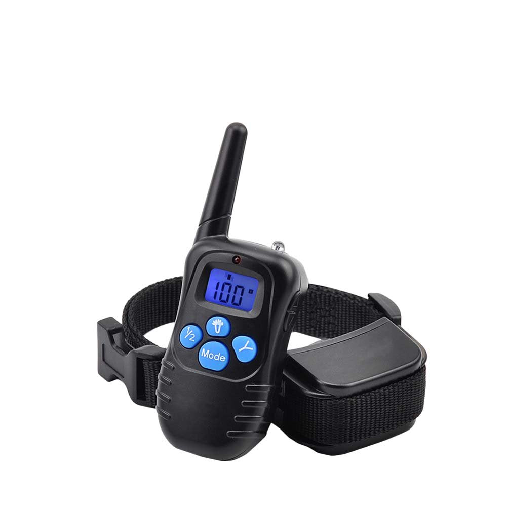 PATPET Pet Training Electronic Dog Shock Collar Electric Rechargeable and Rainproof 330yd Remote Collar Shock Training Stop Barking Dogs No Bark Control