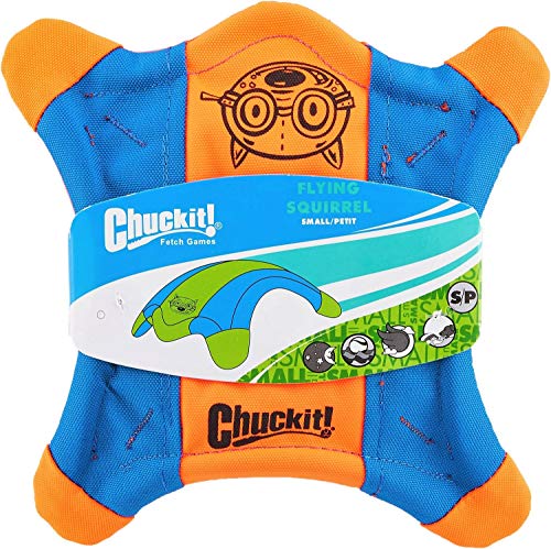Chuckit Flying Squirrel Small 9-inch (Colors Vary)