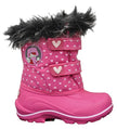 Naturmania Nat's SM1380B Baby Boots Winter avec Eva Base (Pink Hearts, 6)