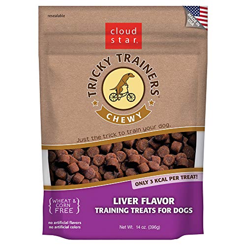 Cloud Star Chewy Trainers Tricky, saveur du foie, pochette de 14 onces