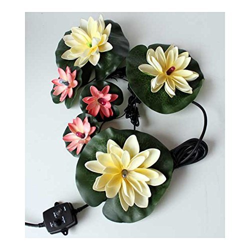 Banberry Designs AF AA9650 Lillies éclairées pour les étangs