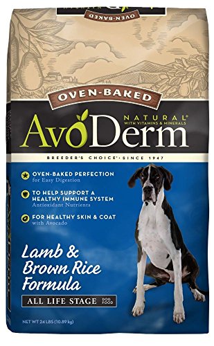 Breeder's Choice 100065060 AvoDerm Oven-Baked Lamb & Brown Rice 24lb