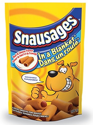 Delmonte 10934 Snausages Beef & Cheese Greate pour chien 12/196 GM