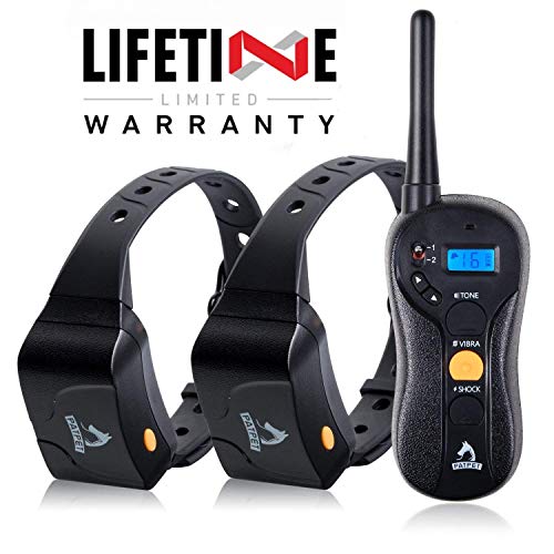 Dog Training Collar Rechargeable & Waterproof 660yd Remote training 2 dogs