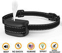 Spray Bark Collar, 2020 Upgraded Citronella Dog Training Collar (Citronella Spray Not Included), Human No Electric Shock Safe Harmless, Rechargeable Adjustable Waterproof