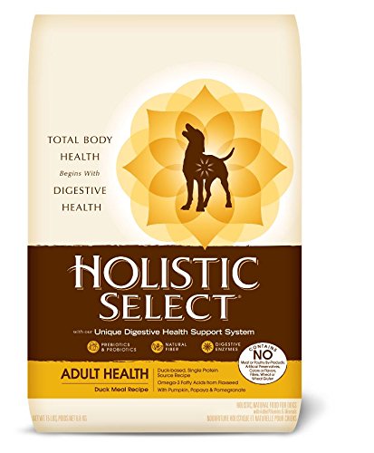 Holistic Select 22131 Adult Health Duck Formula Dry Dog Food (15lb)