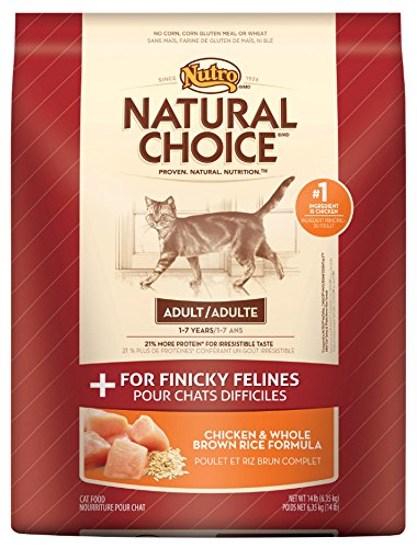 Nutro Natural Choice 10105454 Finicky Chicken and Rice Adult Cat Food (6.36KG)