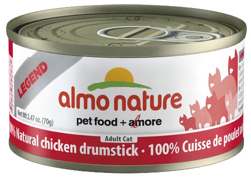 Almo Nature Legend Chicken Drumstick Canned Cat Food 24/70G (24/70G)