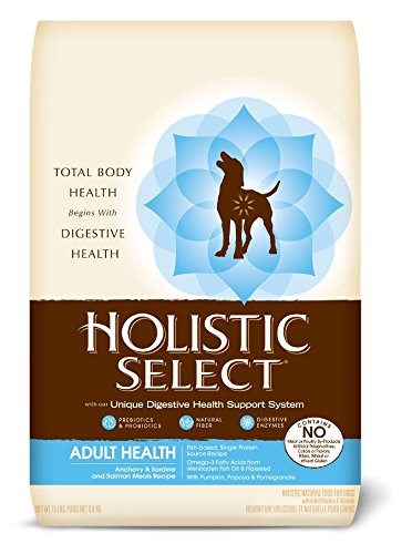 Holistic Select 22121 Adult Health Anchovy,Sardine and Salmon Food (15 Lb)
