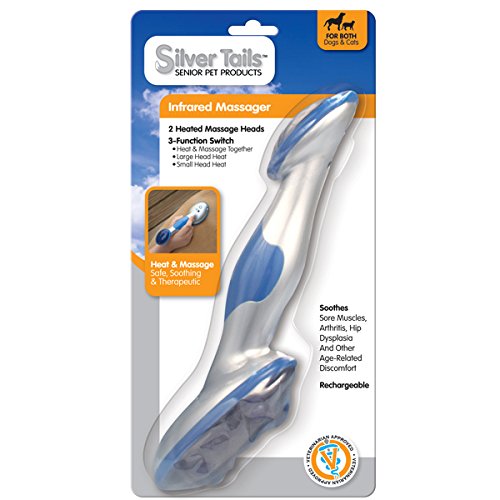 Silver Tails ST58001 Dog Infrared Massager with 2-Heated Heads.