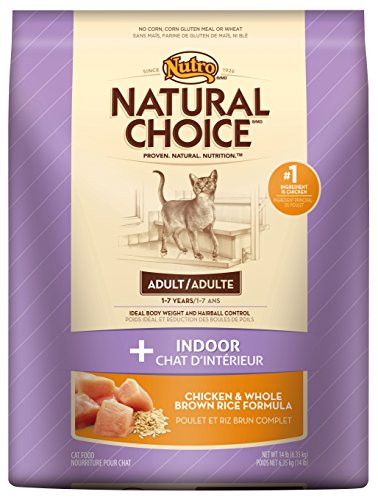 Choix naturel Poulet pour adultes intérieurs et formule de riz brun entier - 14 lb. (6,35 kg)