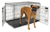Petmate Training Retreat 2-Door Wire Kennel In Black For Dogs