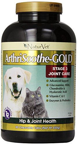 NaturVet 79903496 ArthriSoothe Gold Tablets 90 Tabs