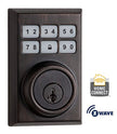 Kwikset Contemporary SmartCode 910 Deadbolt with Z-Wave Technology, Compatible with Alexa via Samsung SmartThings and/or Wink