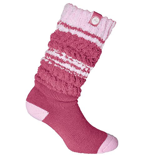 Pilote&Filles Fold over sock (Raspberry-Pink)