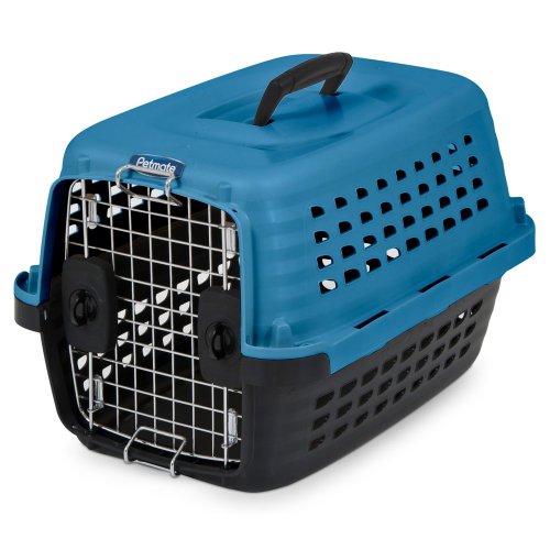 Petmate 41038 Compass Fashion Pets Kennel with Chrome Door, Hot Pink/Black