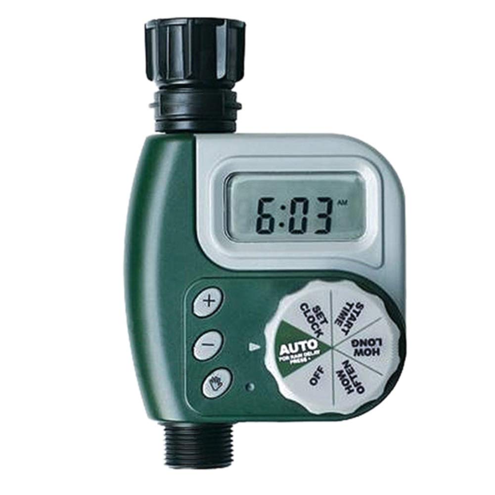Programmable Faucet Timer Digital Watering, Hose Water Garden 1-Outlet Auto Faucet Orbit Sprinkler