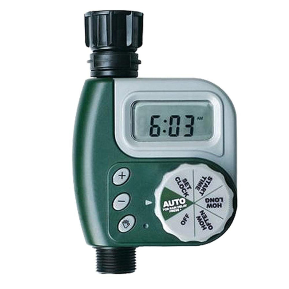 Programmable Faucet Timer Digital Watering, Hose Water Garden 1-Outlet Auto Faucet Orbit Sprinkler