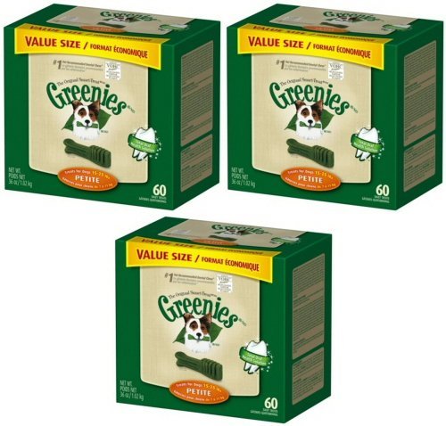 Greenies 180 Count 108-Ounce Dental Chews, Petite