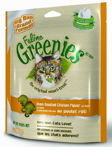 Feline Greenies Cat dental Treat Oven Roasted Chicken Flavor (156g)
