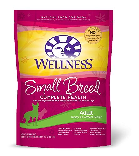 Wellness Small Breed Complete Health Adult Turkey & Oatmeal Recipe Dry Dog Food (4lb)