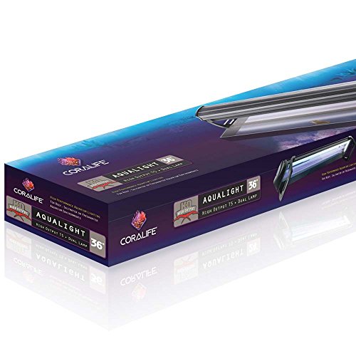 Coralife Aqualight High Output T5 Dual Lamp Fixture
