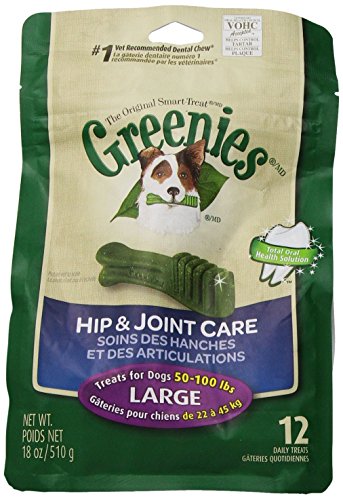 Greenies 10113466 Hip & Joint Care Dental Chews For Dog 18OZ (Large)