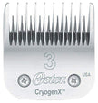 Oster cryogenx lame de tondeuse à animaux de compagnie détachable, sauter la dent, taille 3