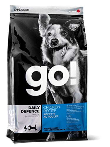 Petcurean Go! Recette de poulet de défense quotidienne pour chien