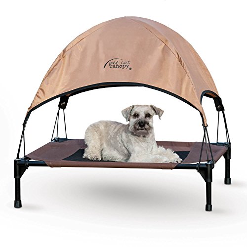 K&H Manufacturing pour animaux de compagnie au lit de lit pour lit de chien grand 30x42 (bronzage)