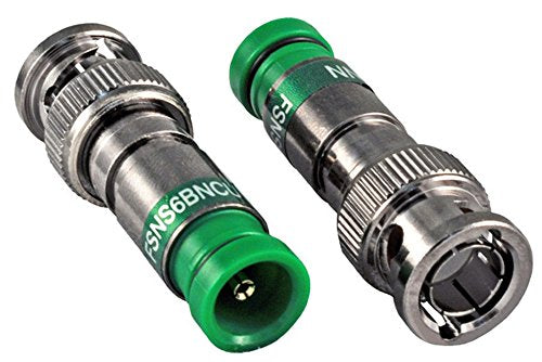 Belden FSNS6BNCU Snap-N-Seal ProSNS BNC Compression Connector for RG6 Cable - 25 Pack