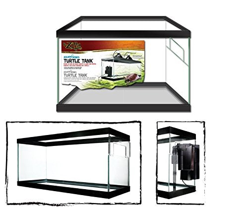 Zilla 28005 Turtle Tank For Reptile 10 Gallon (20x10x12)