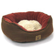 Precision Pet Pillow Soft Daydreamer, Large, 32-Inch x 25-Inch x 10.5-Inch, Brown Plaid Bump Chenille