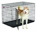 Midwest Home for Pets Life Stages Ace Double Door Dog Crate, 48-Inch