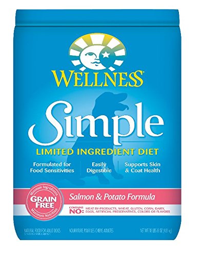 Formule de saumon simple et de pomme de terre sans cérémonie du bien-être Aliments à chiens secs (10 lb)