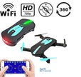 Mini WiFi Drone Selfie avec 2MP HD Camera Pliable Selfie RC Drone Pocket Altitude Hold Helicopter