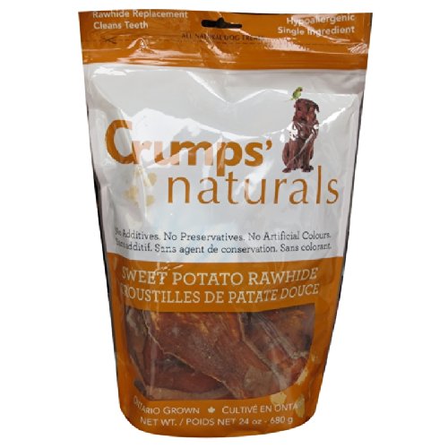 Crumps' Naturals DD5329 Sweet Potato Rawhide for Pets 680g/24oz