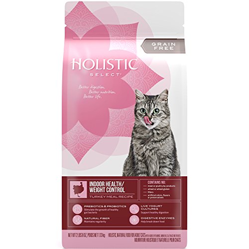 Holistic Select Natural Grain Free Dry Weight Management & Indoor Cat Food, 11.5-Pound Bag