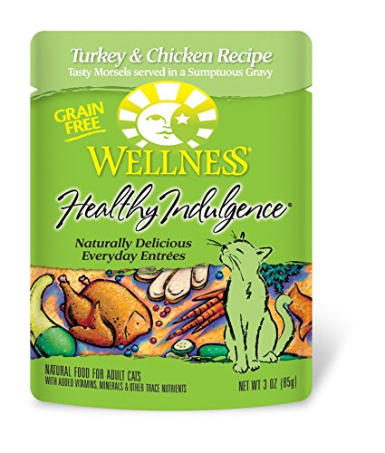 Bien-être 89091 Indulgence saine Dinde et poulet Aliments pour chats 24/3 oz