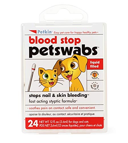 Petkin Pet Blood Stop Swabs 24-Count