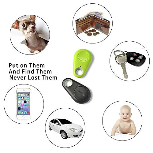 Smart Pet Finder Bluetooth GPS Tracker - 4 Pack Bluetooth Keys Finder Locator for Pet Car Children Wireless Smart Seeker Anti Lost Alarm for Wallet Car Kids Dog Cat Bag Phone Located Selfie Shutter