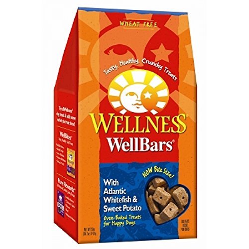 Wellness 47139 Wellbar Whitefish & Sweet Potatoes Recipe Dog Treats 50 oz