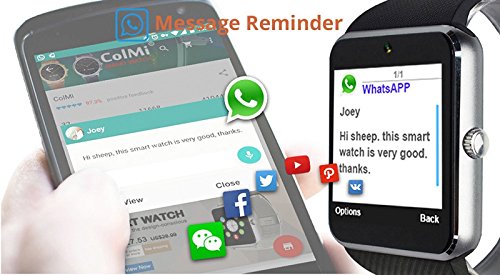 Moolon mart Watch GT08 Plus Clock Sync Notifier Support TF SIM Card Bluetooth Connectivity Android Phone Smartwatchs Alloy Smartwatch