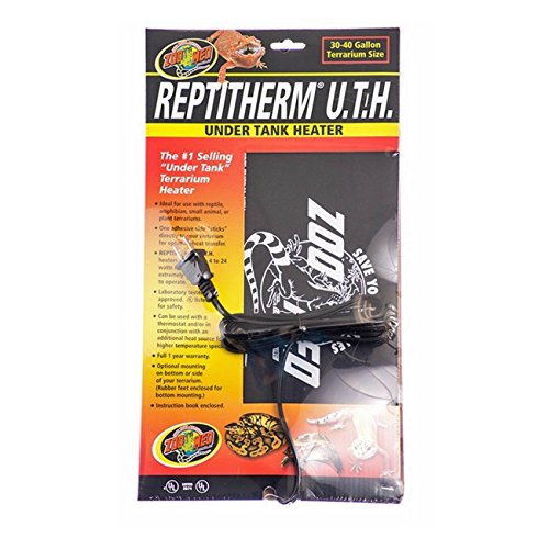 ZooMed ReptiThermÂ® Under Tank Heater (U.T.H.) (8Â x 12Â (for 30-40 Gallon Terrarium))