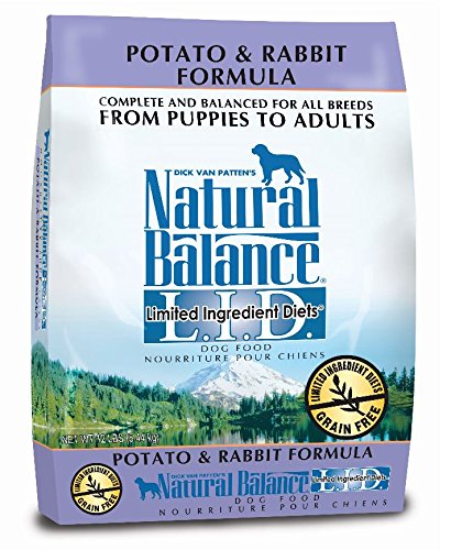 Natural Balance 42082 LID Potato & Rabbit Formula Dog Food 12LB