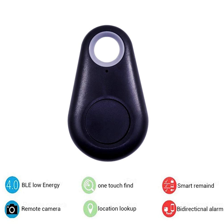 Key Finder, Mini GPS Tracker Bluetooth 4.0 Car Anti Lost Device GPS Tracker Pet Car Surveillance Bicycle Mini Locator Key Fob Key Finder for Wallet Car Kid Pets